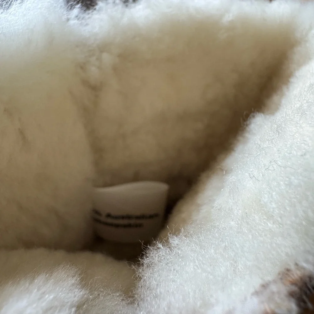 NWT Uggs Brown Baby Booties - size 1/2 baby